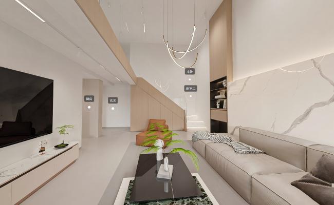 現(xiàn)代復式三房